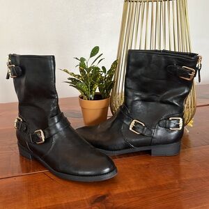 Unisa mid-calf black boots